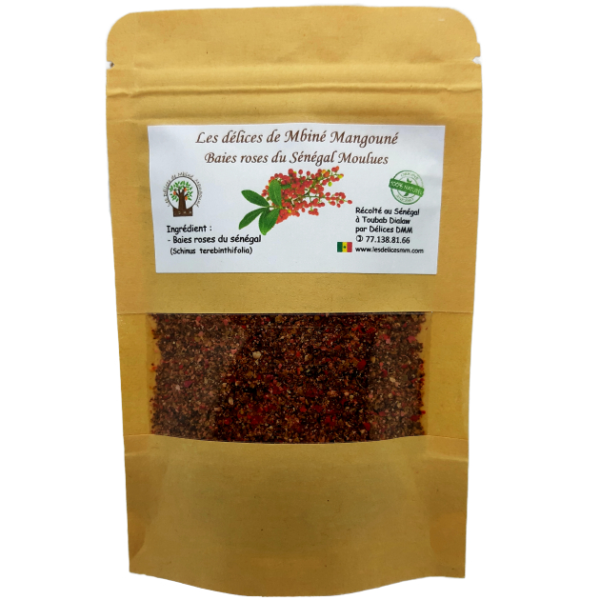 Bayas Rosas de Senegal – 100% Naturales – Sin tratar
