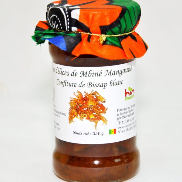 Mermelada Artesanal de Bissap Blanco 100% natural