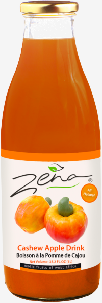 Jus de cajou naturel (fruit de la noix de cajou)