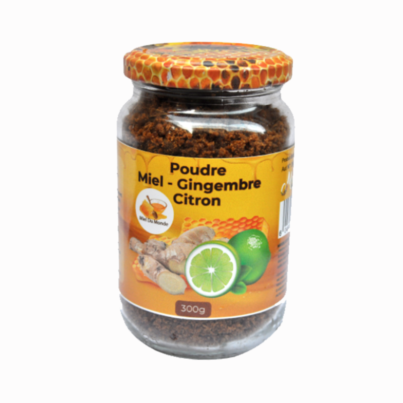 Polvo de Jengibre, Limón y Miel (100% natural – Energizante y revitalizante) - Imagen 2