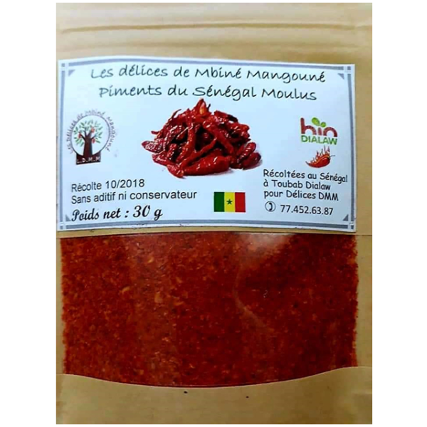 Pimienta Molida Natural de Senegal (Capsicum)