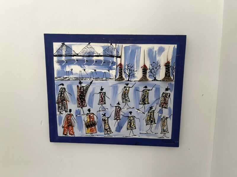 Cuadro Africano-Arte Étnico en Relieve - Imagen 2