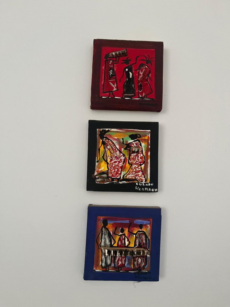 Cuadro Africano-Arte Étnico en Relieve