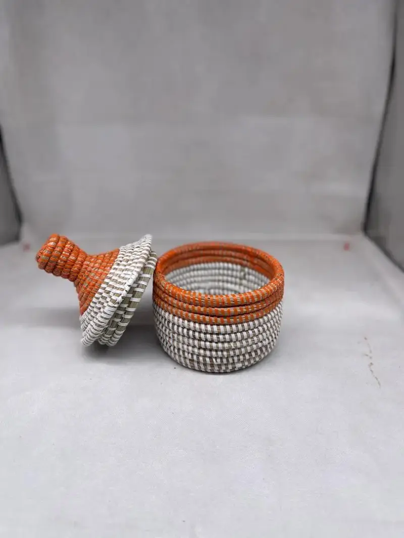 Jewelry Organizer Basket - Handcrafted Elegance and Functionality
